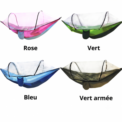CielAbris – Le hamac de camping avec moustiquaire intégrée pour des nuits paisibles et confortables à la belle étoile