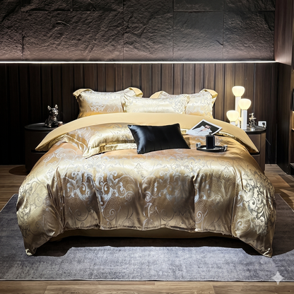 PureJacquard Chic – Le confort respirant et soyeux pour un sommeil haut de gamme