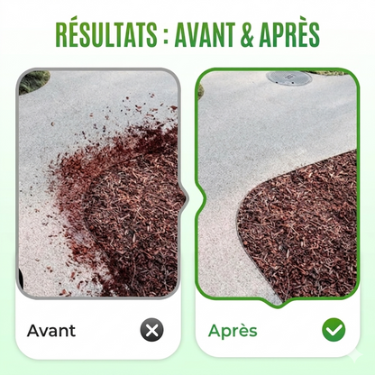 MulchGuard Pro – L'adhésif paysager ultra-puissant pour fixer votre paillis sous la pluie ou le soleil