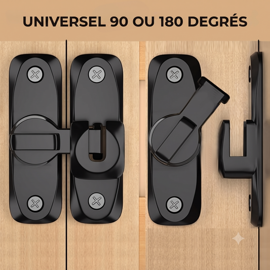 FlexiLock – Verrou universel rabattable à 90° ou 180°