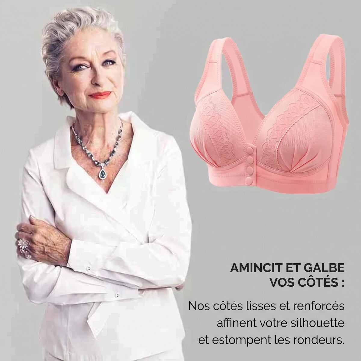 ComfortLift – Le soutien-gorge sans armature à fermeture avant