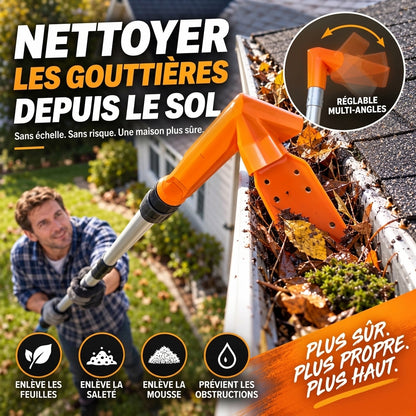 TryggRens – Nettoyez vos gouttières depuis le sol