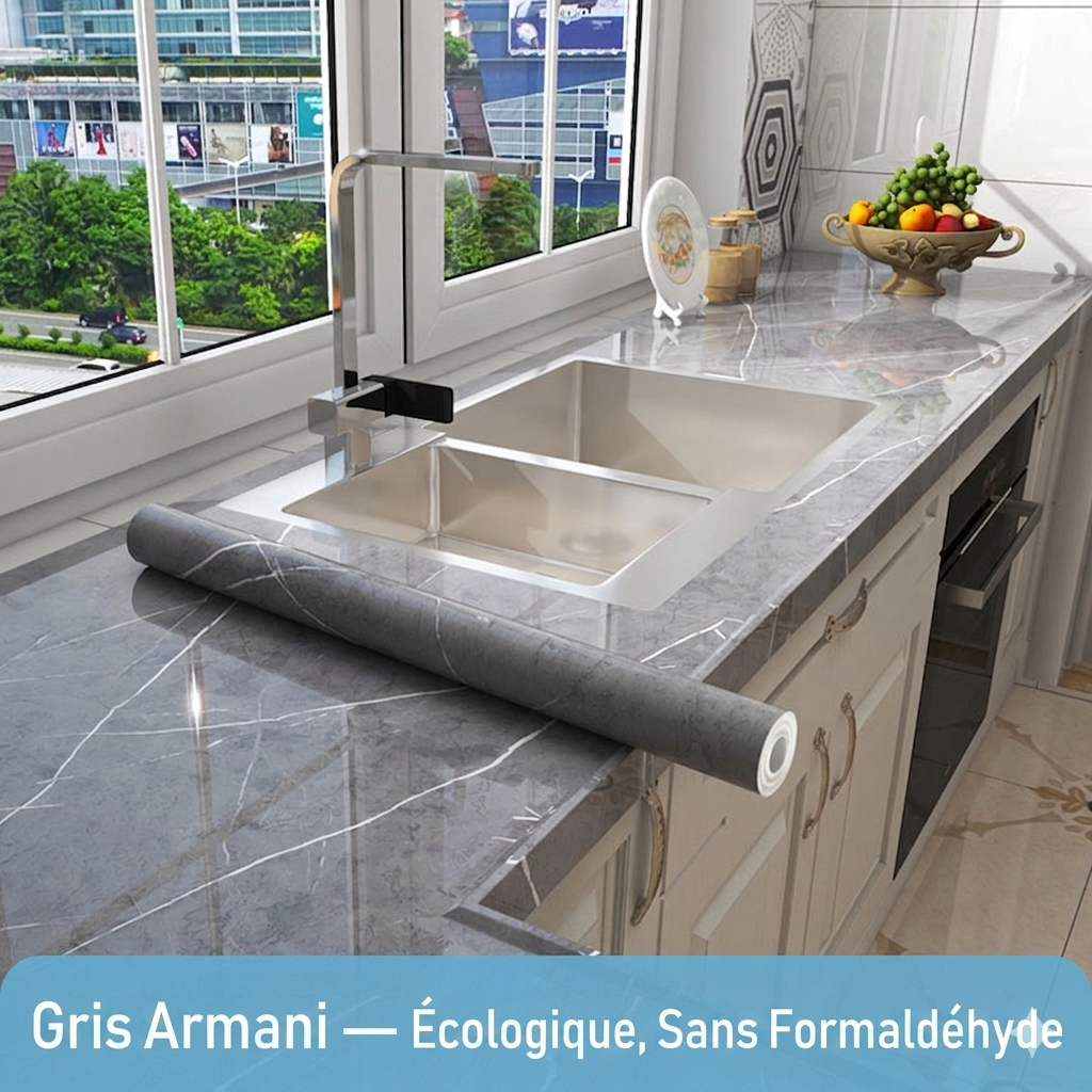 EasyProtect Marble – Le film protecteur sur mesure, imperméable et facile à nettoyer