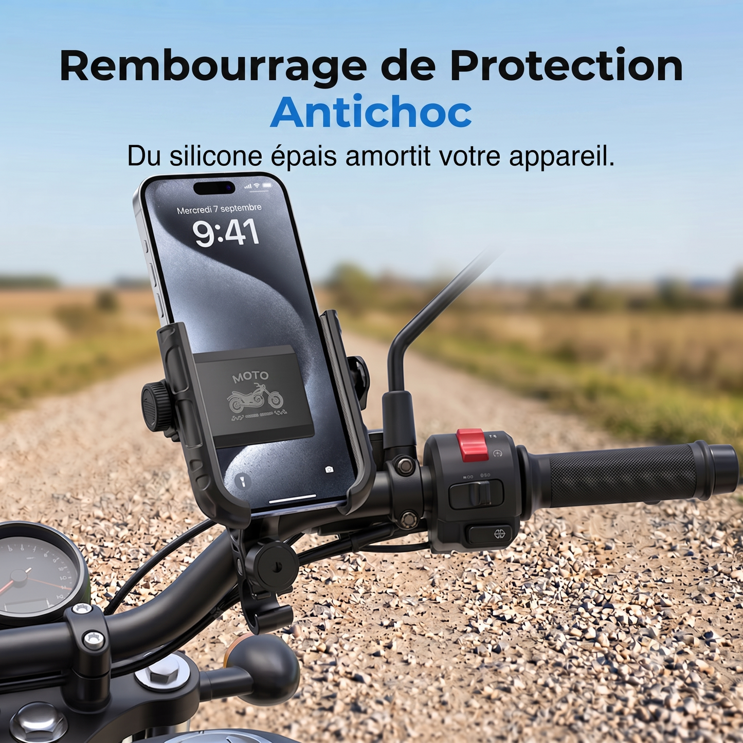 SecureLock – Support vélo à verrouillage sécurisé pour une stabilité optimale