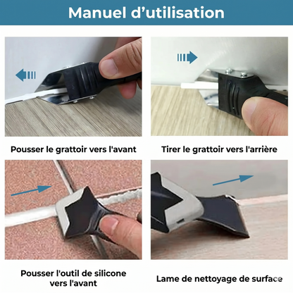 CaulkMaster 3-en-1 – L'outil multifonction pour retirer et lisser vos joints sans effort