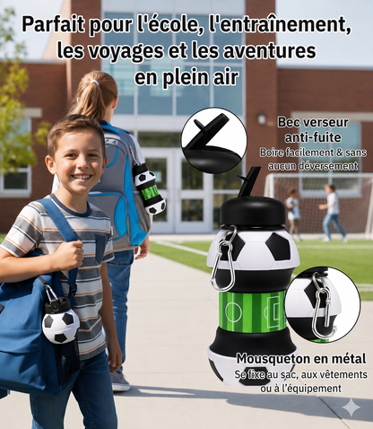 KidFlate Sport – La gourde pliable qui donne le goût de bouger
