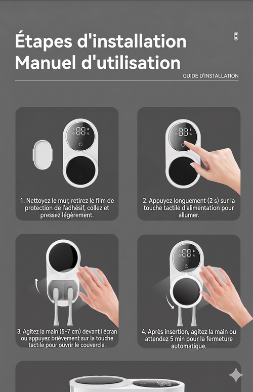 PureBrush – Le stérilisateur UVC intelligent pour une brosse à dents toujours saine et sèche