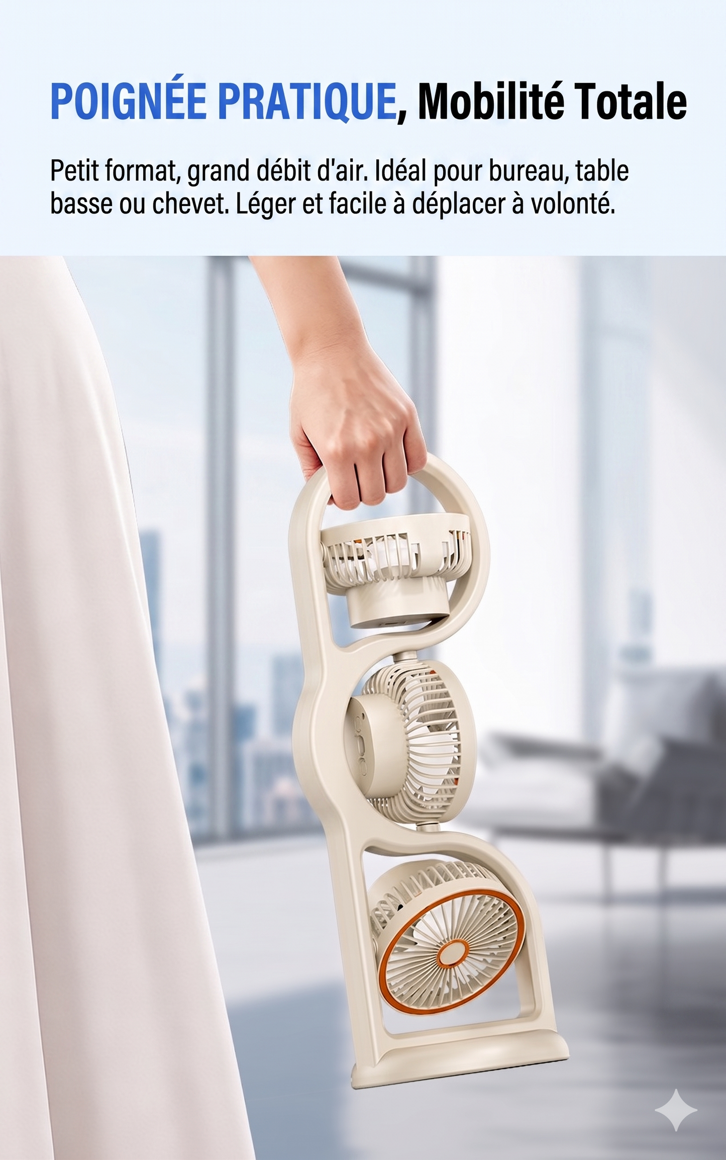OmniFlow 360 – Le circulateur d'air indépendant multi-directions