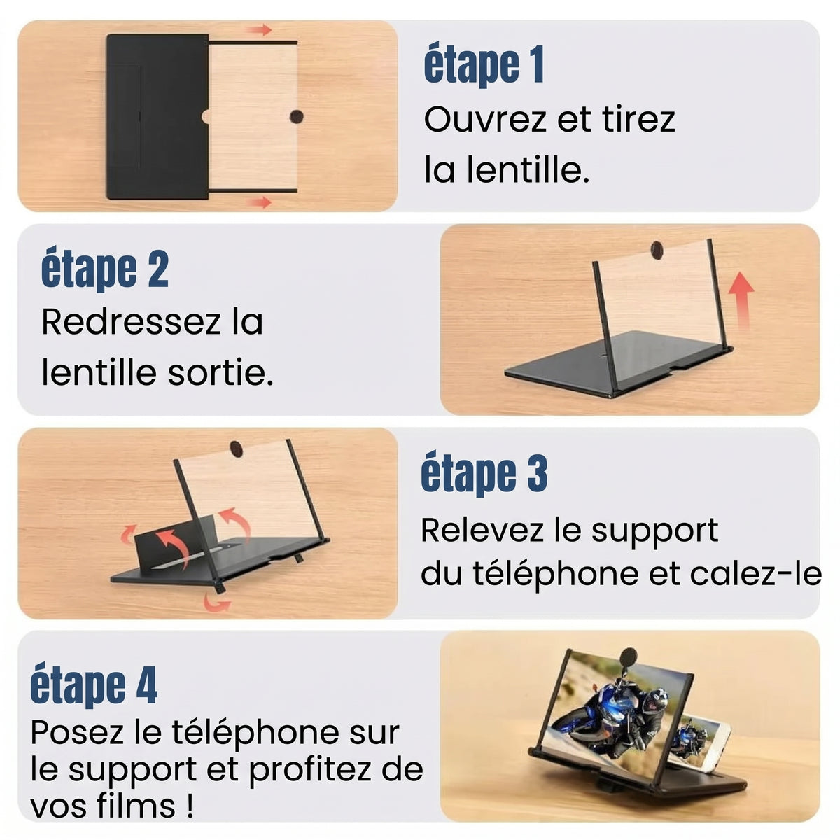 VisionPro Max – L'amplificateur d'écran nomade pour smartphone