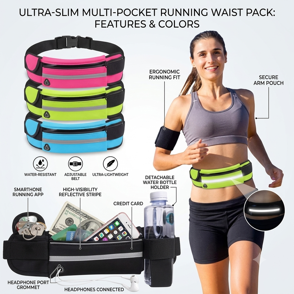 FitPack – La pochette de plein air ergonomique et sécurisée