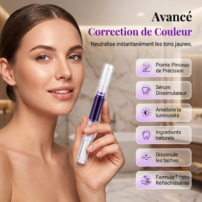 VioCorrect – La technologie de correction de couleur avancée pour neutraliser les sous-tons jaunes et révéler un sourire radieux