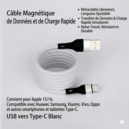 MagCord™ – Charge rapide sans nœuds pour tous vos appareils
