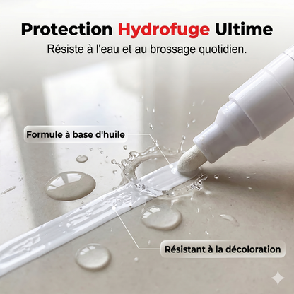 GroutRevive Pro – Le marqueur de peinture imperméable pour rénover instantanément les joints de votre carrelage