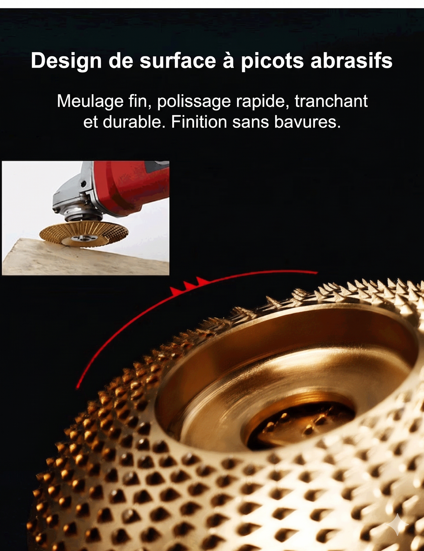 TurboGrind Pro – La meule en acier au carbone pour un façonnage ultra-rapide et sans effort
