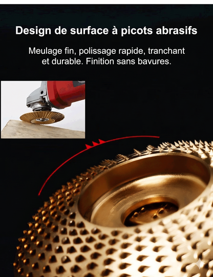 TurboGrind Pro – La meule en acier au carbone pour un façonnage ultra-rapide et sans effort