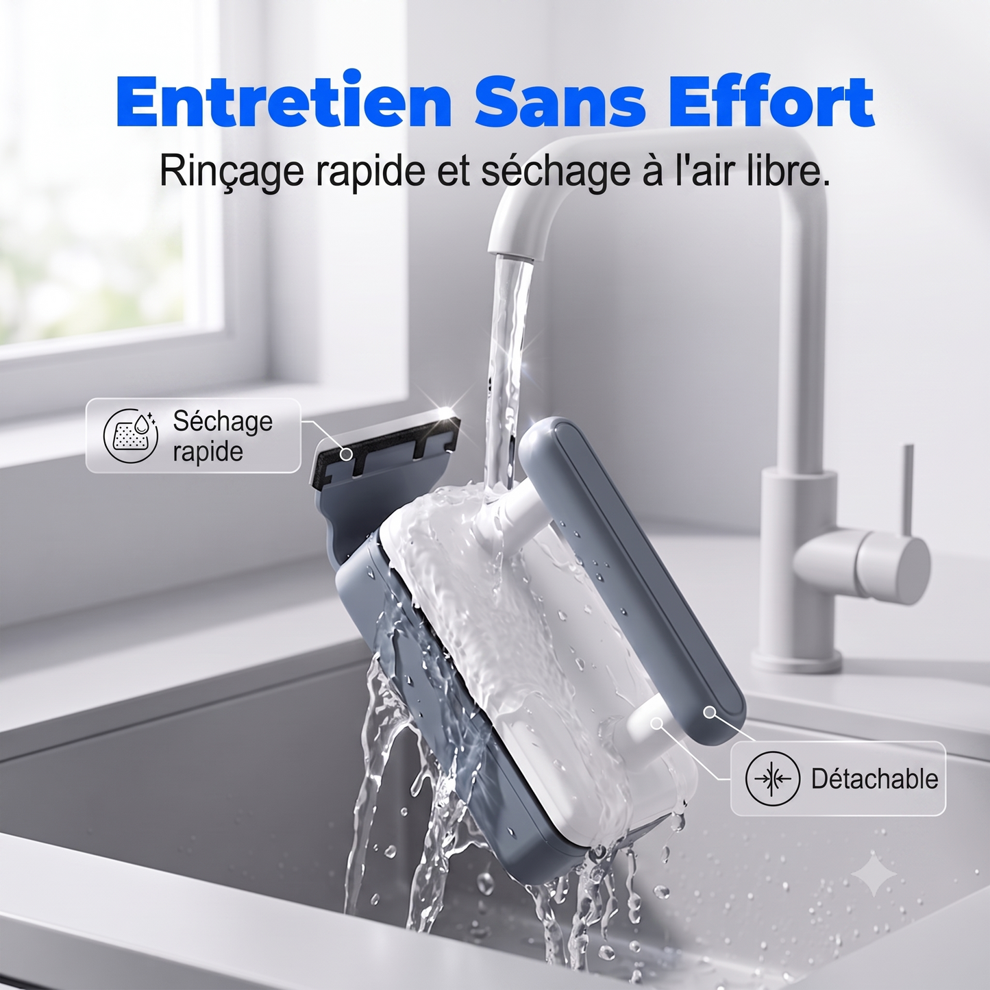 MagnaClean – Brosse magnétique puissante pour un nettoyage double face sans effort