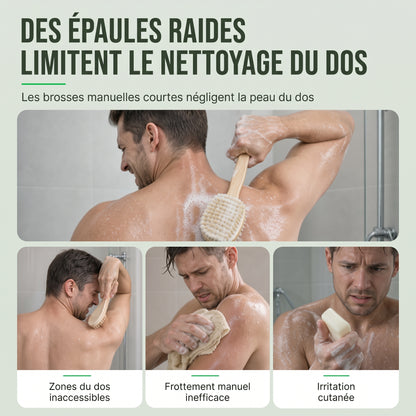 SpaBrush – La brosse de bain électrique à long manche ergonomique