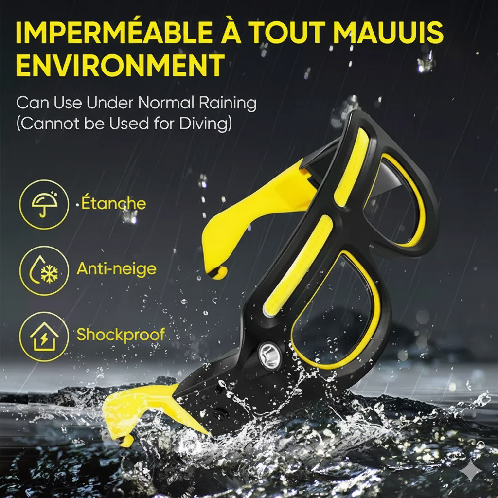 OptiScan Pro™ – Protection oculaire haute performance et système d'éclairage réactif USB