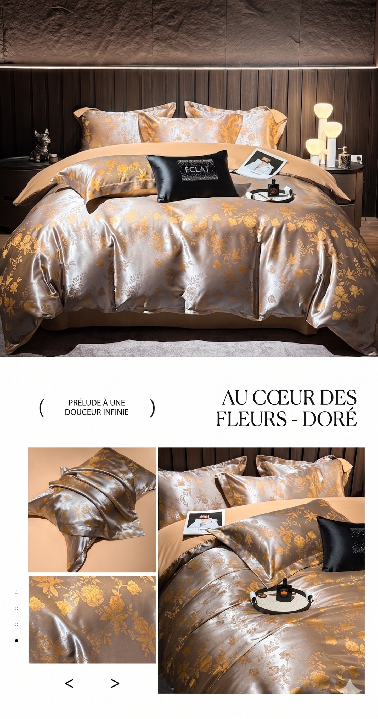 PureJacquard Chic – Le confort respirant et soyeux pour un sommeil haut de gamme