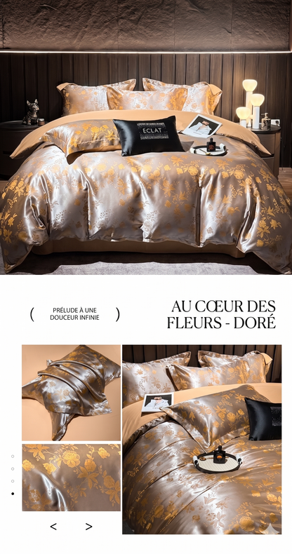 PureJacquard Chic – Le confort respirant et soyeux pour un sommeil haut de gamme