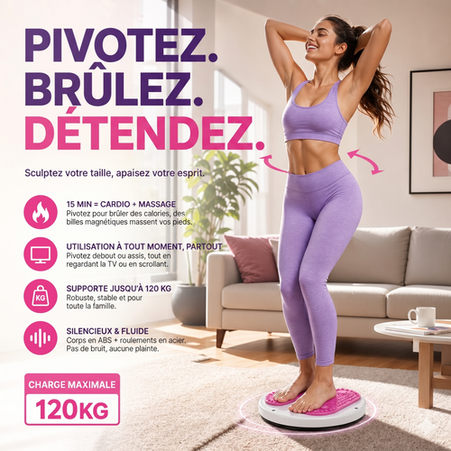 TwistFit Pro – Le disque rotatif antidérapant pour affiner votre taille