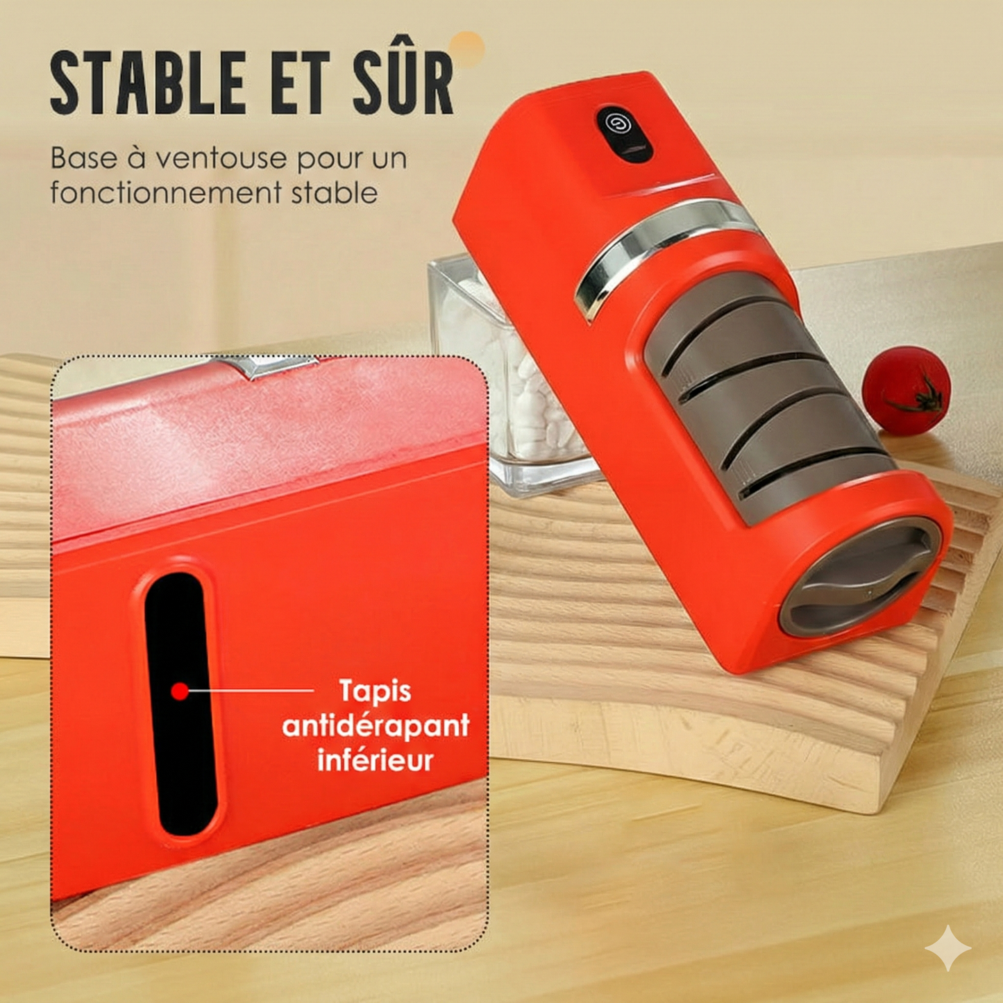 SharpFast™ – Le tranchant rasoir en un clin d’œil