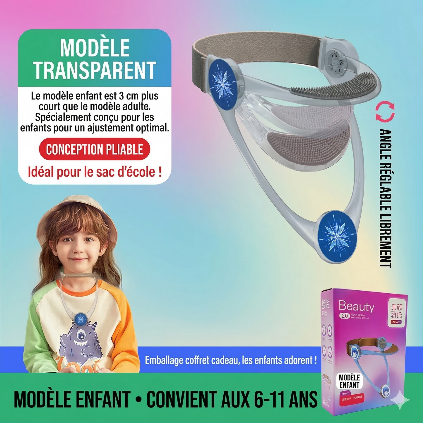 SilicoComfort™ – Appui ergonomique en silicone souple et respirant