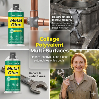 WeldFree Pro – La colle de réparation AB haute résistance pour fixer l'acier, l'aluminium et le cuivre sans soudure