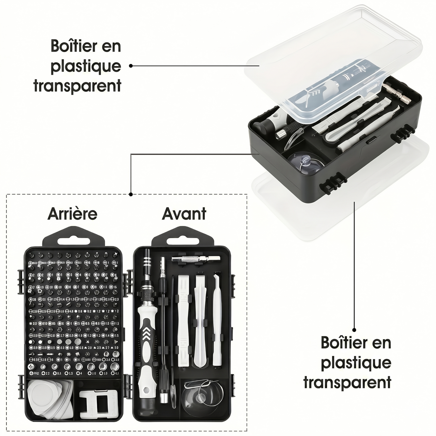 OmniFix 115 – Le kit de tournevis de précision 115 en 1 pour tous vos besoins de démontage