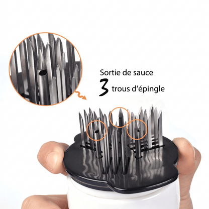 FlavorInject Pro – L'attendrisseur et injecteur de marinade pour des viandes tendres et savoureuses