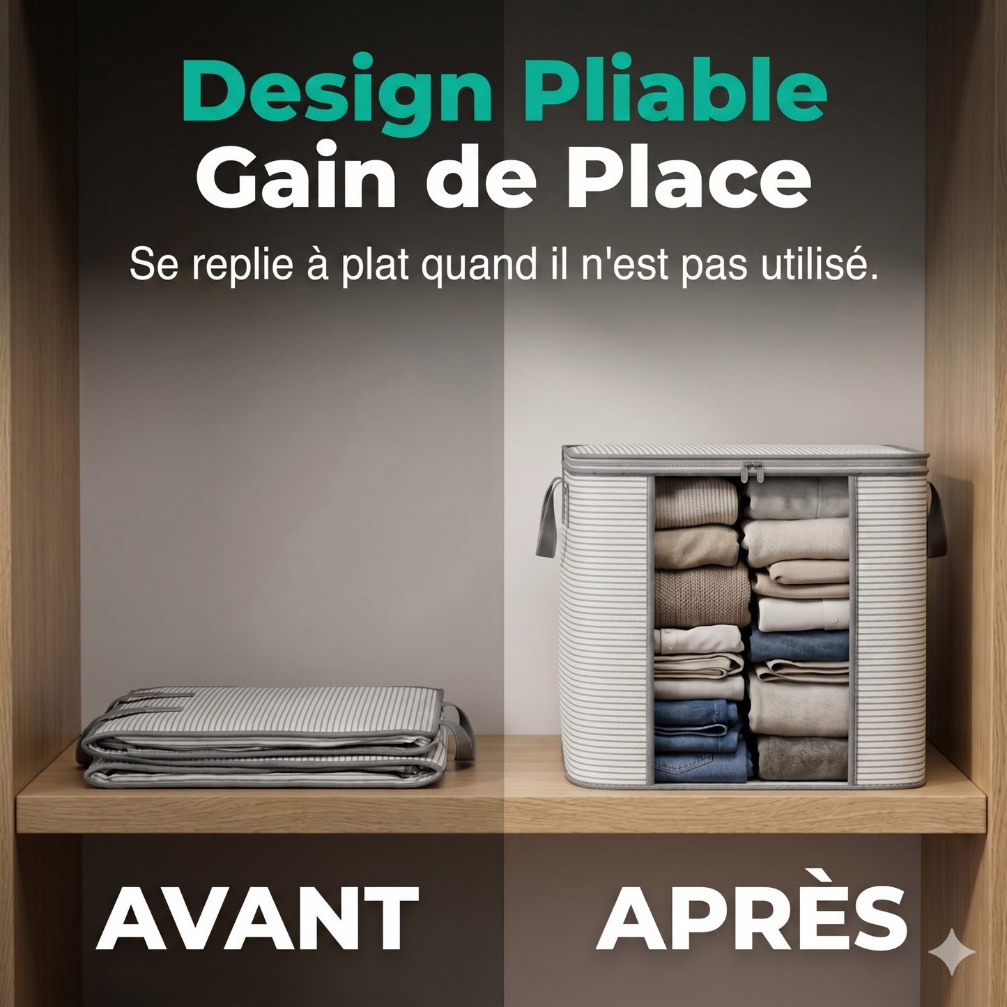 MaxiStore – Le sac de rangement très grande capacité pour une organisation optimale de votre literie et de vos vêtements
