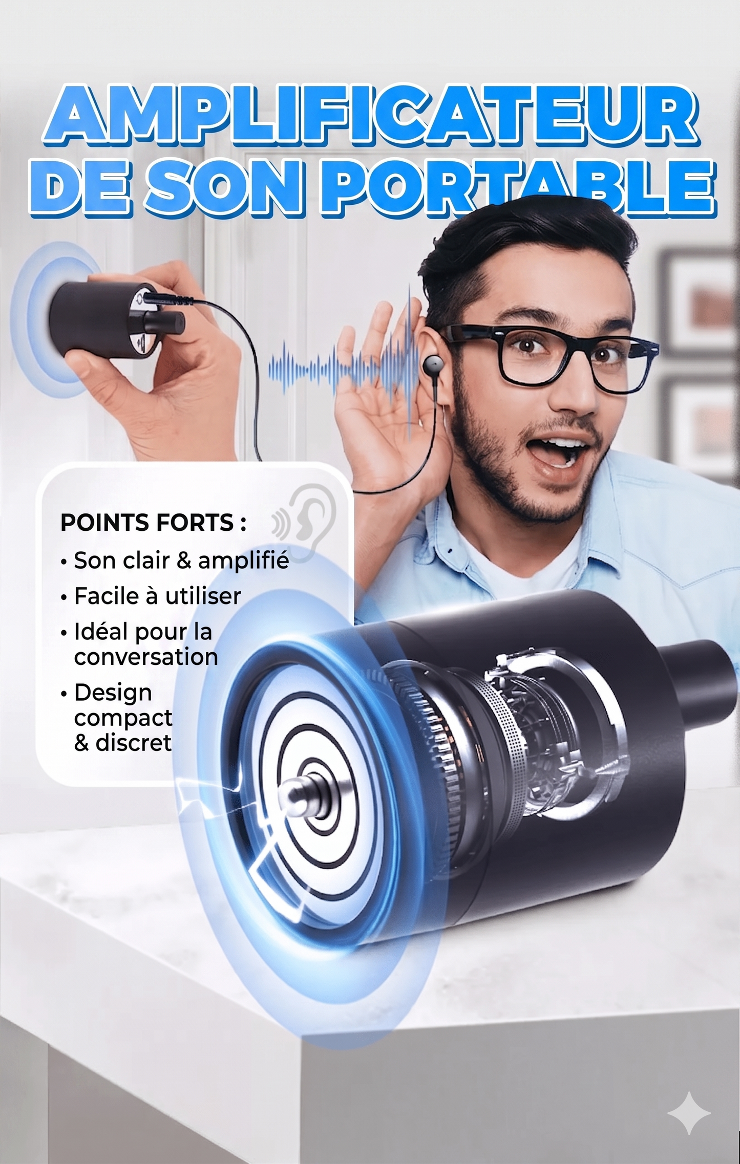 AcoustiSense – L'amplificateur sonore de haute précision pour localiser instantanément les fuites et anomalies invisibles