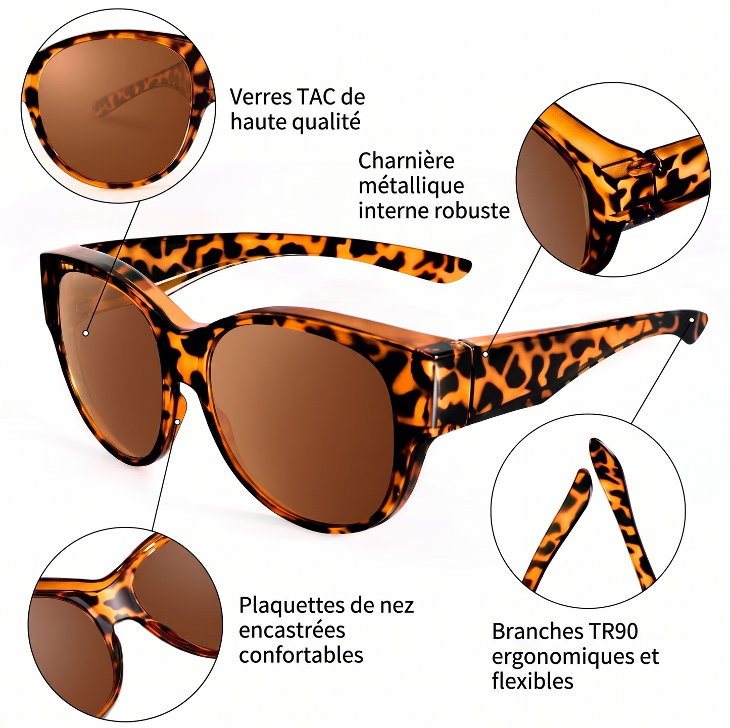 CoverFi – Le design enveloppant parfaitement adapté pour se porter sur vos lunettes de vue