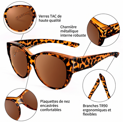 CoverFi – Le design enveloppant parfaitement adapté pour se porter sur vos lunettes de vue