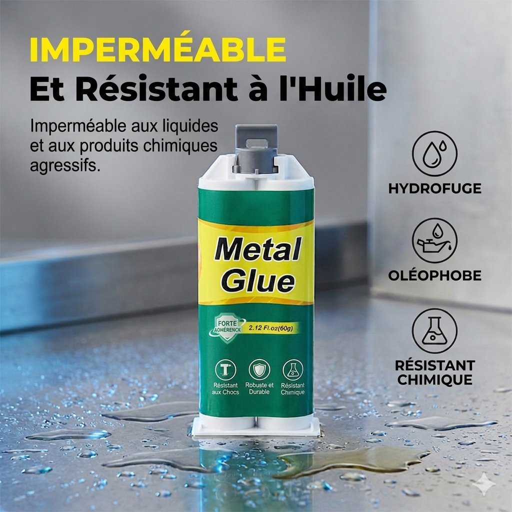 WeldFree Pro – La colle de réparation AB haute résistance pour fixer l'acier, l'aluminium et le cuivre sans soudure