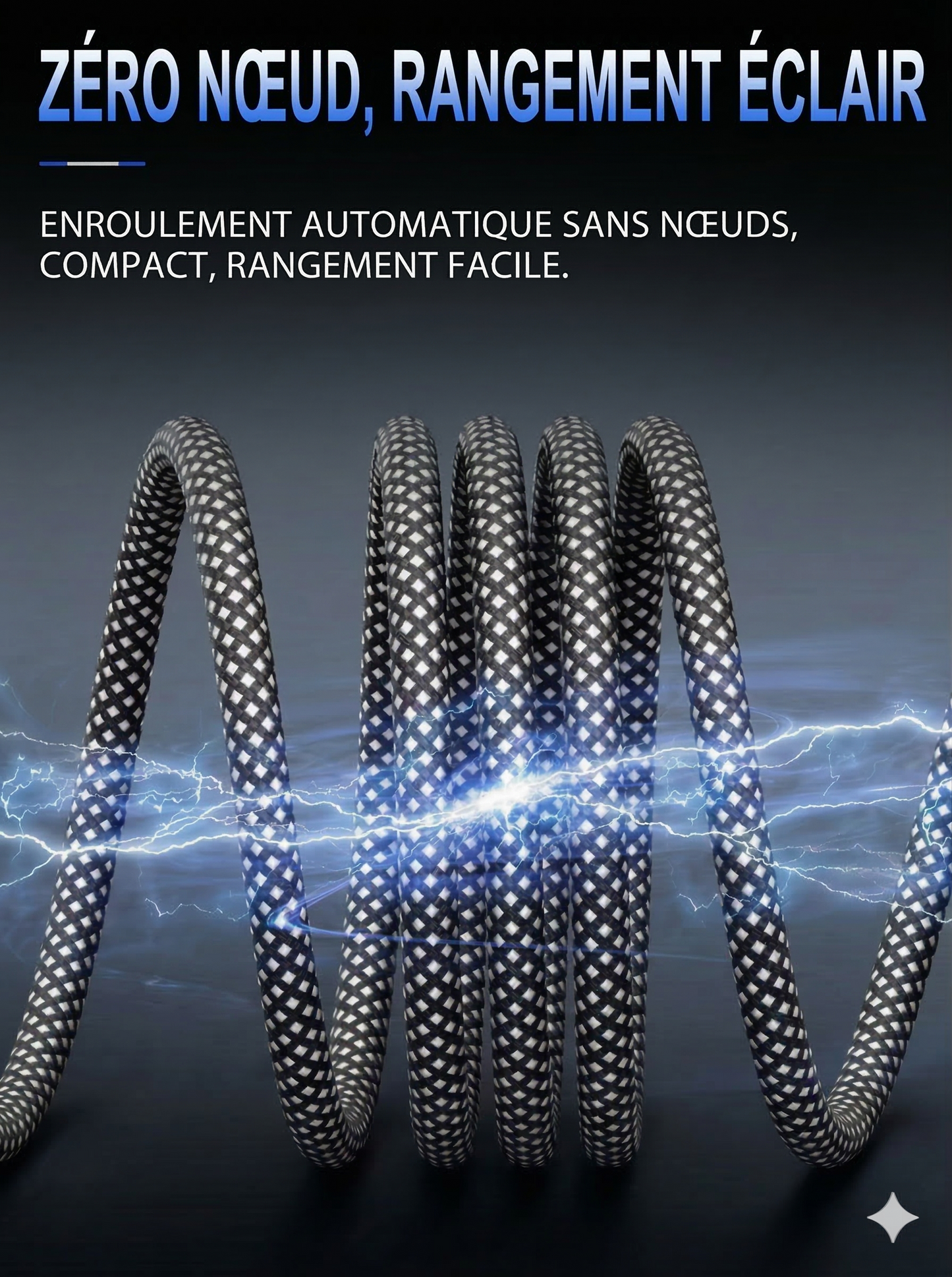 MagCord™ – Charge rapide sans nœuds pour tous vos appareils