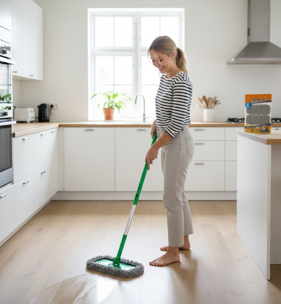 EcoMop™ – La serpillère infinie pour un sol impeccable. (4 pièces)