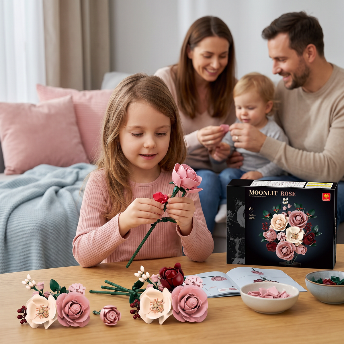 BrickBloom – Le bouquet floral en briques à construire soi-même