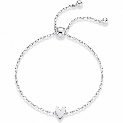 Ensemble de bracelets Amour – Bracelets cœur en plaqué or 14 carats