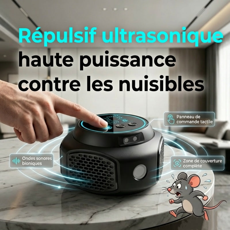 PestBlock Touch – Le répulsif haute puissance à fréquences dynamiques sans produits chimiques
