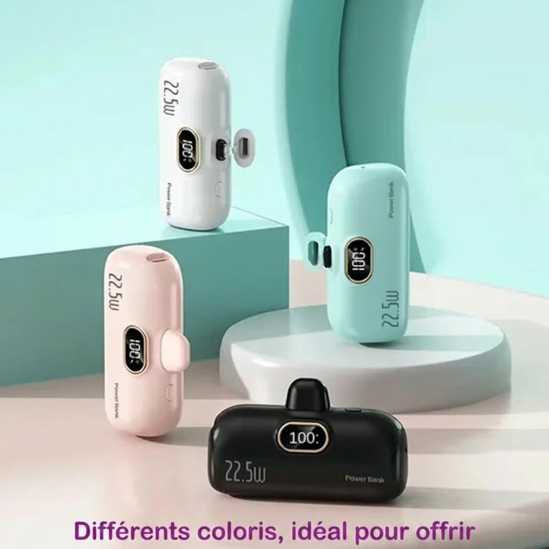 PocketPower 22.5W – La mini batterie externe ultra-compacte pour une charge rapide toujours à portée de main