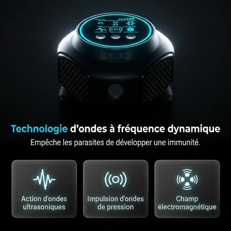 PestBlock Touch – Le répulsif haute puissance à fréquences dynamiques sans produits chimiques