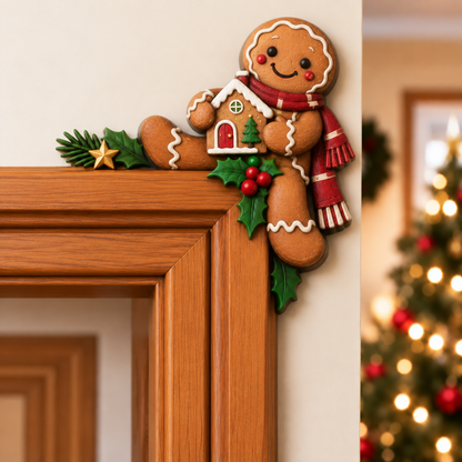 CornerMagic – Décoration de Noël pour coin de porte ， Apportez la magie des fêtes dans votre maison