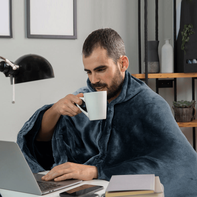 ThermaCloud Max – La cape chauffante nomade effet nuage