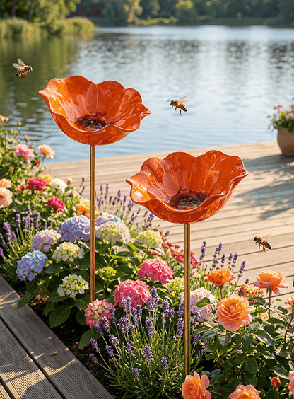 ArumOasis – La sculpture florale qui désaltère la nature