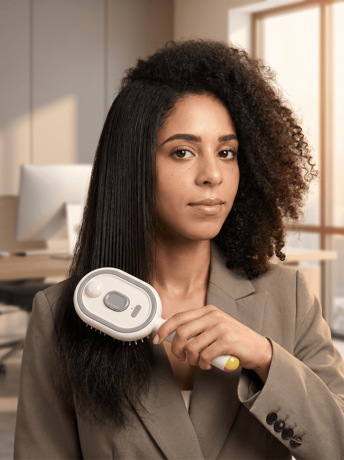ScalpMist Pro – La brosse massante 2-en-1 avec spray nourrissant intégré