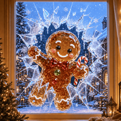 MagicWindow – L'autocollant 3D illusion de Noël pour vitres