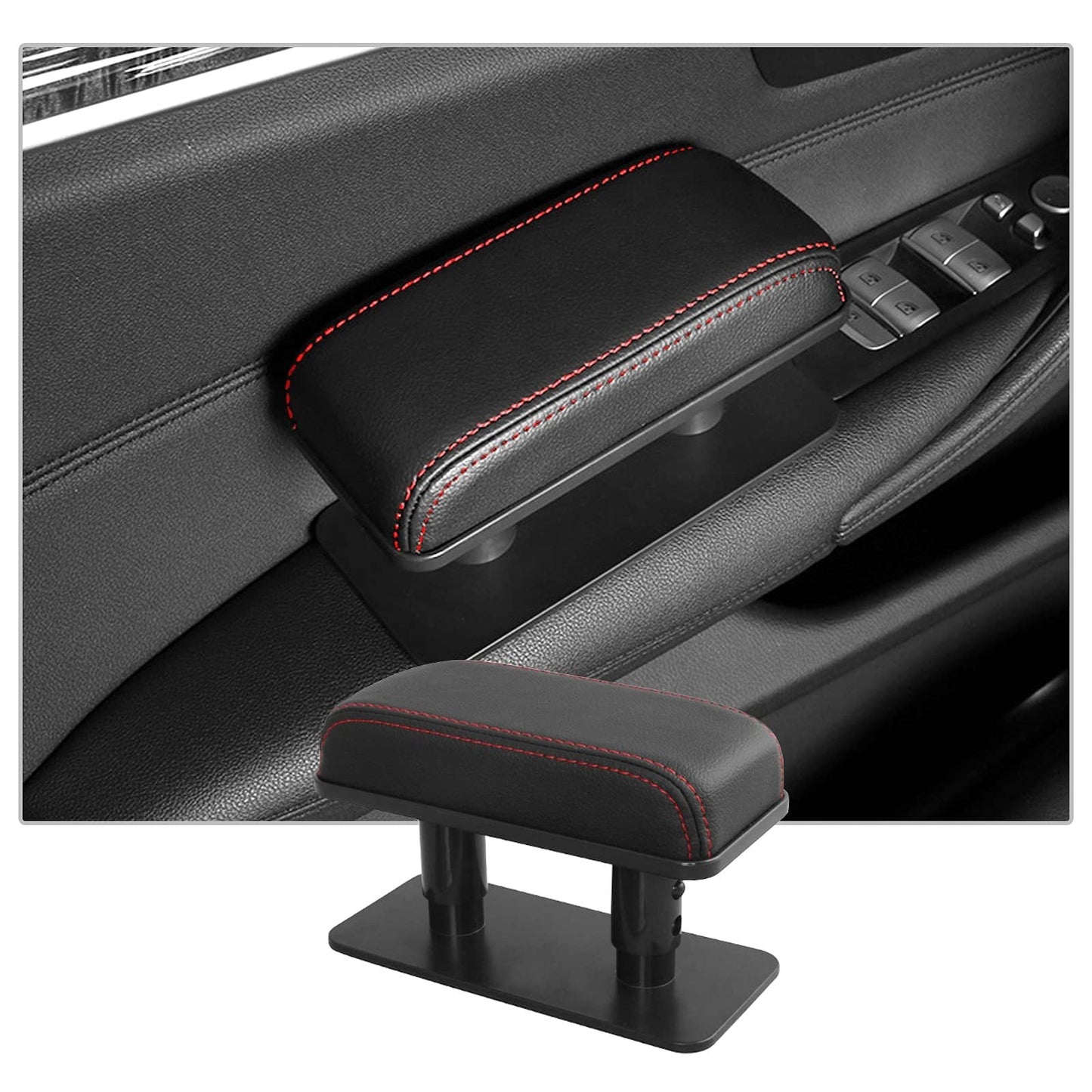 ErgoDrive – Accoudoir ergonomique réglable en hauteur ,Conception universelle, compatible avec tous les modèles de voiture