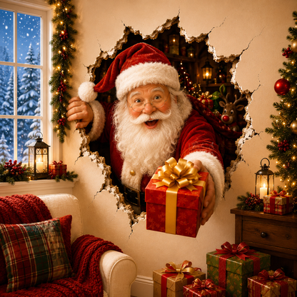 MagicWall – Le sticker mural 3D effet trompe-l'œil de Noël
