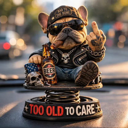 BullyRoad Pro – Le bouledogue à tête hocheuse plein d'attitude pour votre voiture